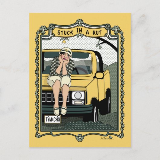 In einer Rut_C_-Postkarte stecken Postkarte (Vorderseite)