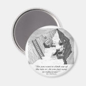 In einer Rut stecken Magnet (Vorderseite/Rückseite)