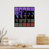 In einer Spirale gefangen Poster (Küche)