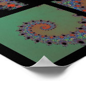 In einer Spirale gefangen Poster (Ecke)