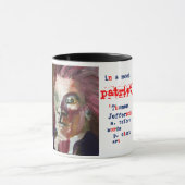 In einer Stimmungs-Patriot-"Thomas Jefferson" Tasse (Zentrum)