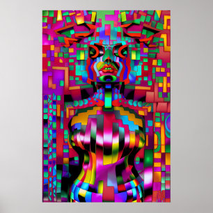 In einer Teleportal-Störung gefangen - Ken Gage Ar Poster