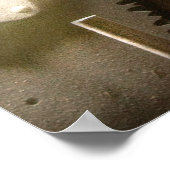 In einer Tischlerwerkstatt Poster (Ecke)