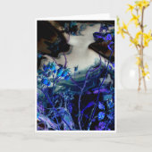 In einer Traumvorlage Karte (Gelbe Blume)