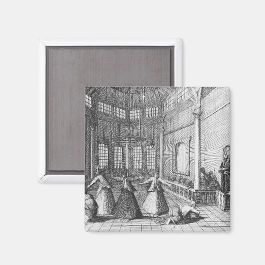 In einer türkischen Moschee, Abbildung Magnet (Vorderseite/Rückseite)