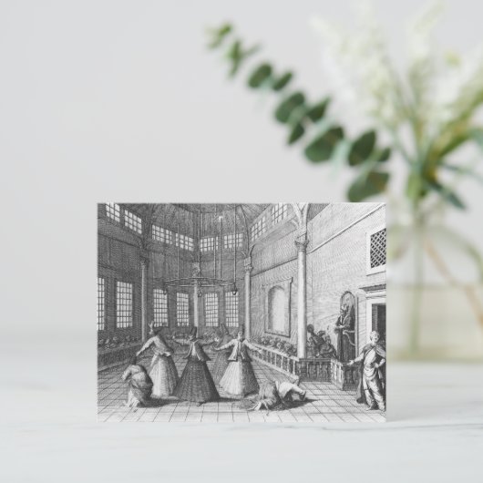 In einer türkischen Moschee, Abbildung Postkarte (Stehend Vorderseite)