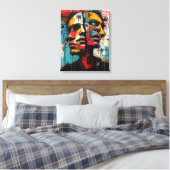 in einer unruhigen Seele Leinwanddruck (Insitu (Schlafzimmer))