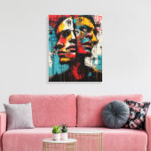 in einer unruhigen Seele Leinwanddruck (Insitu (Wohnzimmer))