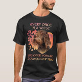 In einer Weile ein Hund deutscher Drahthaar Zeiger T-Shirt (Vorderseite)