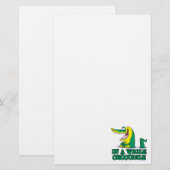 in einer Weile Krokodil Briefpapier (Vorne/Hinten)