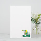 in einer Weile Krokodil Briefpapier (Stehend Vorderseite)