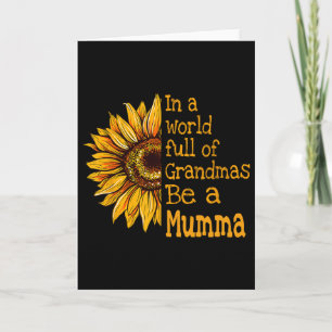 In einer Welt der Omas sei eine Mumma Finnland Fin Karte