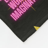 IN EINER WELT DER VORSTELLUNG LEBEN FLEECEDECKE (Ecke)