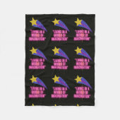 IN EINER WELT DER VORSTELLUNG LEBEN FLEECEDECKE (Vorderseite)