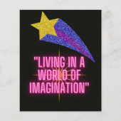 IN EINER WELT DER VORSTELLUNG LEBEN FLYER (Vorne)