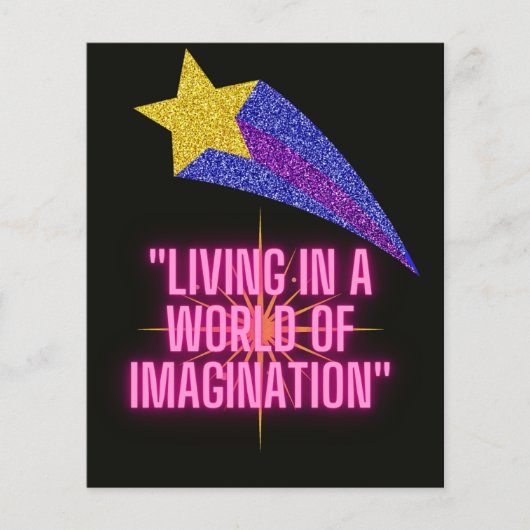 IN EINER WELT DER VORSTELLUNG LEBEN FLYER (Vorne)