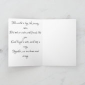 In einer Welt des Staunens gehen wir als Einheit. Ankündigung (Innenseite)