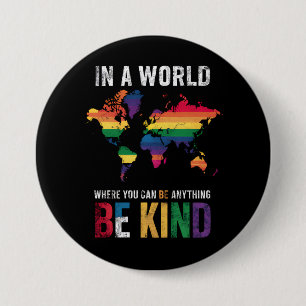 In einer Welt, in der du alles sein kannst, sei fr Button