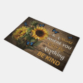 In einer Welt, in der man alles gut sein kann  Fußmatte (Schrägansicht)