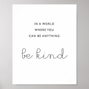 In einer Welt, in der man alles gut sein kann Poster