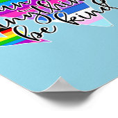 In einer Welt, in der man alles gut sein kann Poster (Ecke)