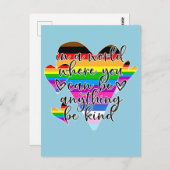 In einer Welt, in der man alles gut sein kann Postkarte (Vorne/Hinten)