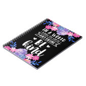 In einer Welt, in der man alles irgendwie sein kan Notizblock (Linke Seite)