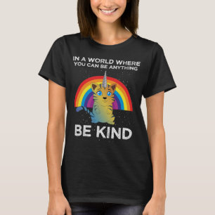 in einer Welt, in der man alles irgendwie sein kan T-Shirt