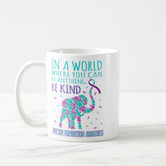 In einer Welt, in der man alles ist, was ein gütig Kaffeetasse (Links)