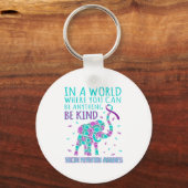 In einer Welt, in der man alles ist, was ein gütig Schlüsselanhänger (Vorderseite)