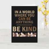 In einer Welt, in der man alles sein kann Karte (Gelbe Blume)