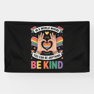 In einer Welt, in der man alles sein kann, sei fre Banner