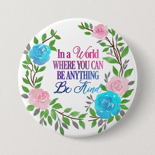 In einer Welt, in der man alles sein kann. Sei net Button (Vorderseite)