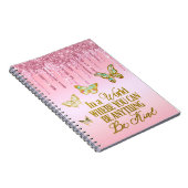 In einer Welt, in der man alles sein kann. Sei net Notizblock (Rechte Seite)