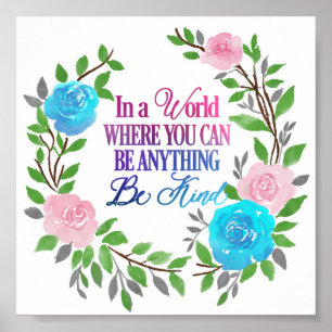 In einer Welt, in der man alles sein kann. Sei net Poster