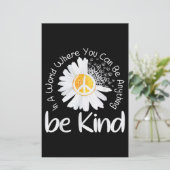 In einer Welt, in der man alles sein kann, was ein Briefpapier (Stehend Vorderseite)