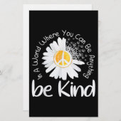 In einer Welt, in der man alles sein kann, was ein Briefpapier (Vorne/Hinten)