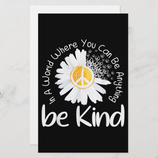 In einer Welt, in der man alles sein kann, was ein Briefpapier (Vorne/Hinten)