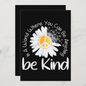 In einer Welt, in der man alles sein kann, was ein Einladung (Vorne/Hinten)