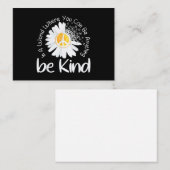 In einer Welt, in der man alles sein kann, was ein Mitteilungskarte (Vorne/Hinten)