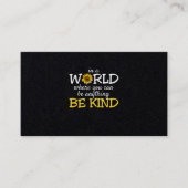 In einer Welt, in der man alles sein kann, was irg Visitenkarte (Vorderseite)