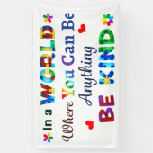 In einer Welt, in der man alles sein kann, was man Banner (Vertikal)