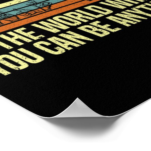 In einer Welt, in der man sich als "Awareness Deaf Poster (Ecke)