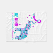 In einer Welt kann alles irgendwie Aquamarin sein. Fleecedecke (Vorderseite (Horizontal))