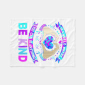 In einer Welt sei ein gutes Bewusstsein für Suizid Fleecedecke (Vorderseite (Horizontal))