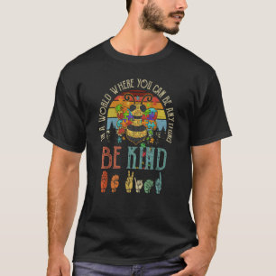 In einer Welt Sei Freundlich Süße Hummel Schirm Au T-Shirt