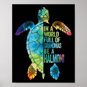 In einer Welt voller Grandmas sei ein Halmoni kore Poster