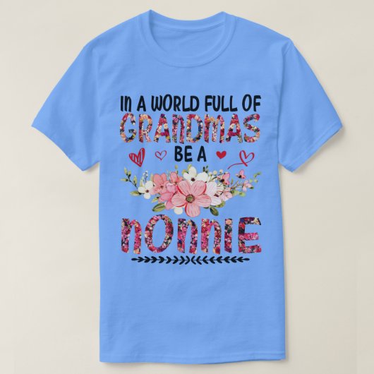 In einer Welt voller Grandmen ist ein glücklicher  T-Shirt (Design vorne)