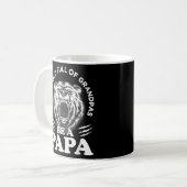 In einer Welt voller Grandpas ist ein Papa-Bär Kaffeetasse (Vorderseite Links)