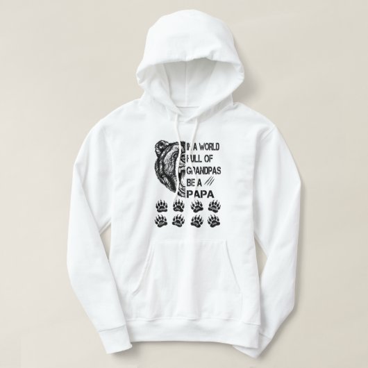 In einer Welt voller Granpas-Shirt Hoodie (Design vorne)
